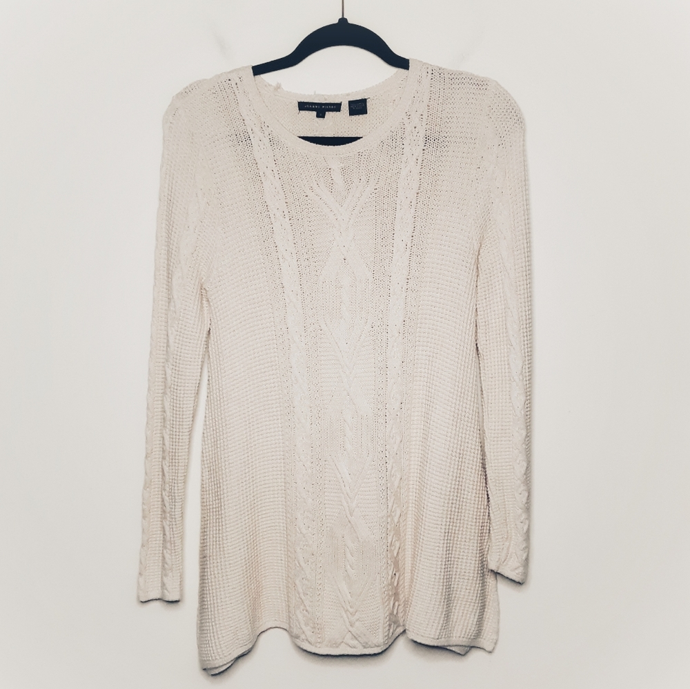 Jean Pierre Cable Knit Tunic Sweater